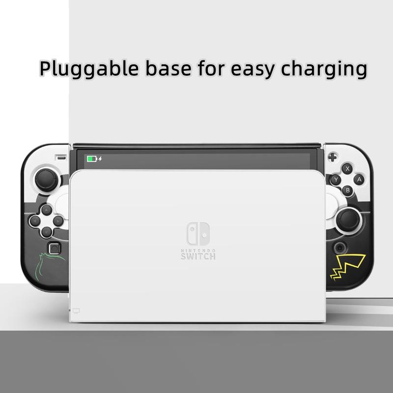 Ốp Bảo Vệ Máy Chơi game Nintendo switch NS Màu Đục Chủ Đề Hoạt Hình OLED Dễ Thương