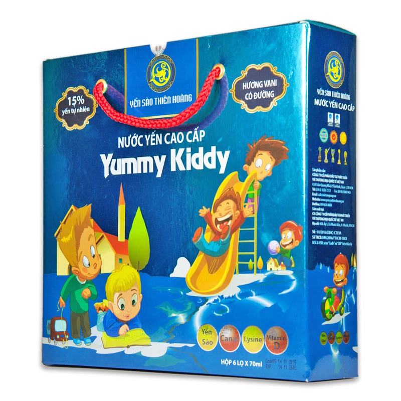 1 HỘP YẾN YUMMY KID THIÊN HOÀNG 15% CHỌN VỊ