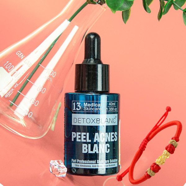 Serum Giảm Mụn Lộc Đề Detox Blanc Pell Acnes Blanc + tặng vòng thời trang may mắn