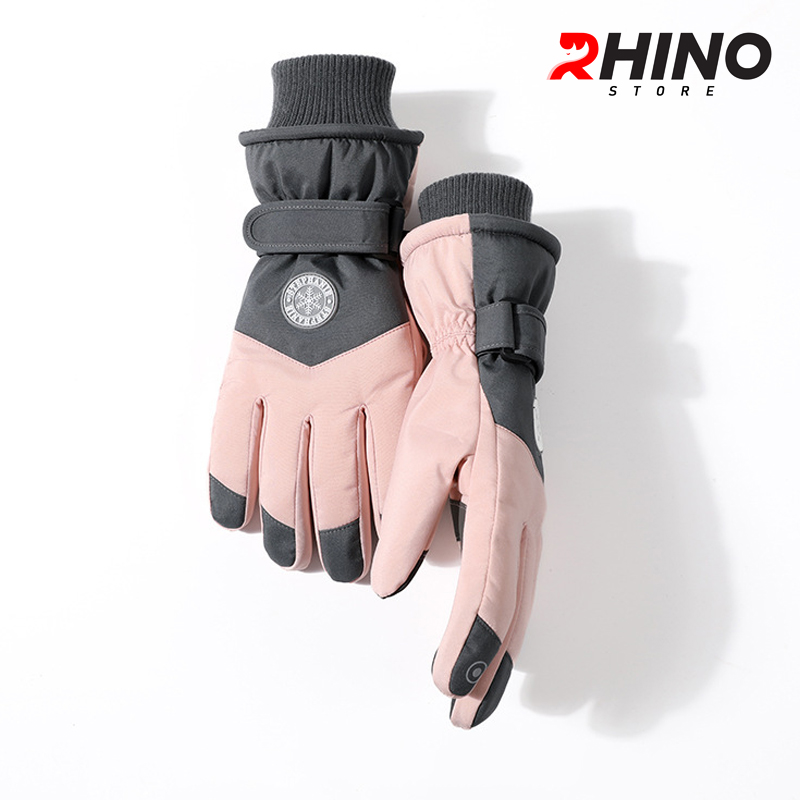Găng tay, bao tay mùa đông lót lông cừu Rhino G701 giữ ấm, chống gió