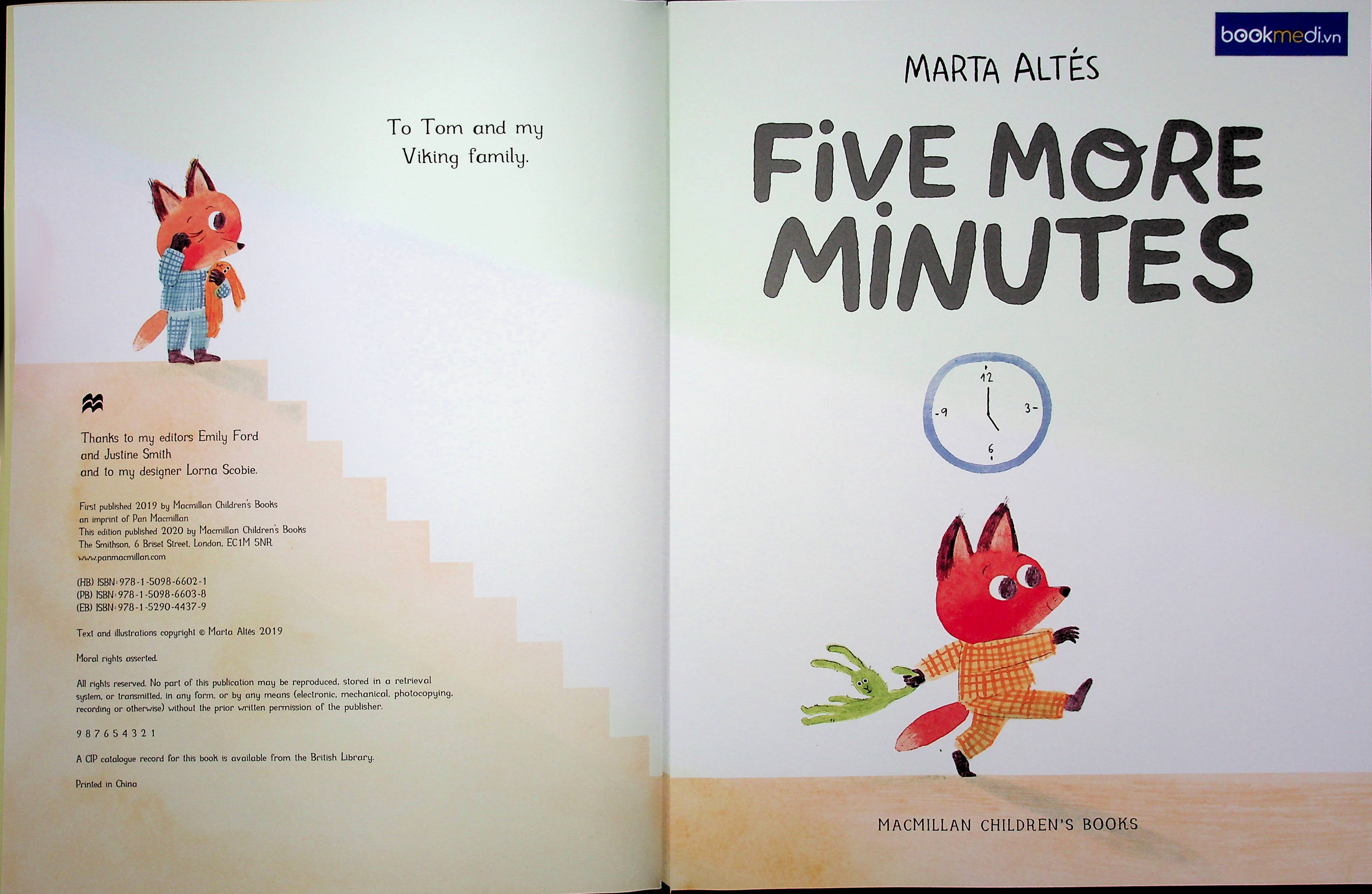 Truyện tranh tiếng anh - Five More Minutes