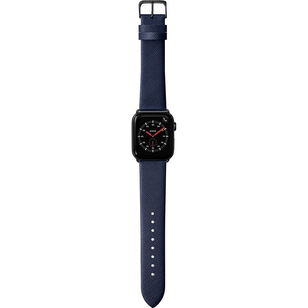 Dây đeo LAUT PRESTIGE For Apple Watch (42/44mm) Series 1~7 &amp; SE, dây đeo được làm từ chất liệu da thật cao cấp, bền đẹp. Hàng Chính Hãng