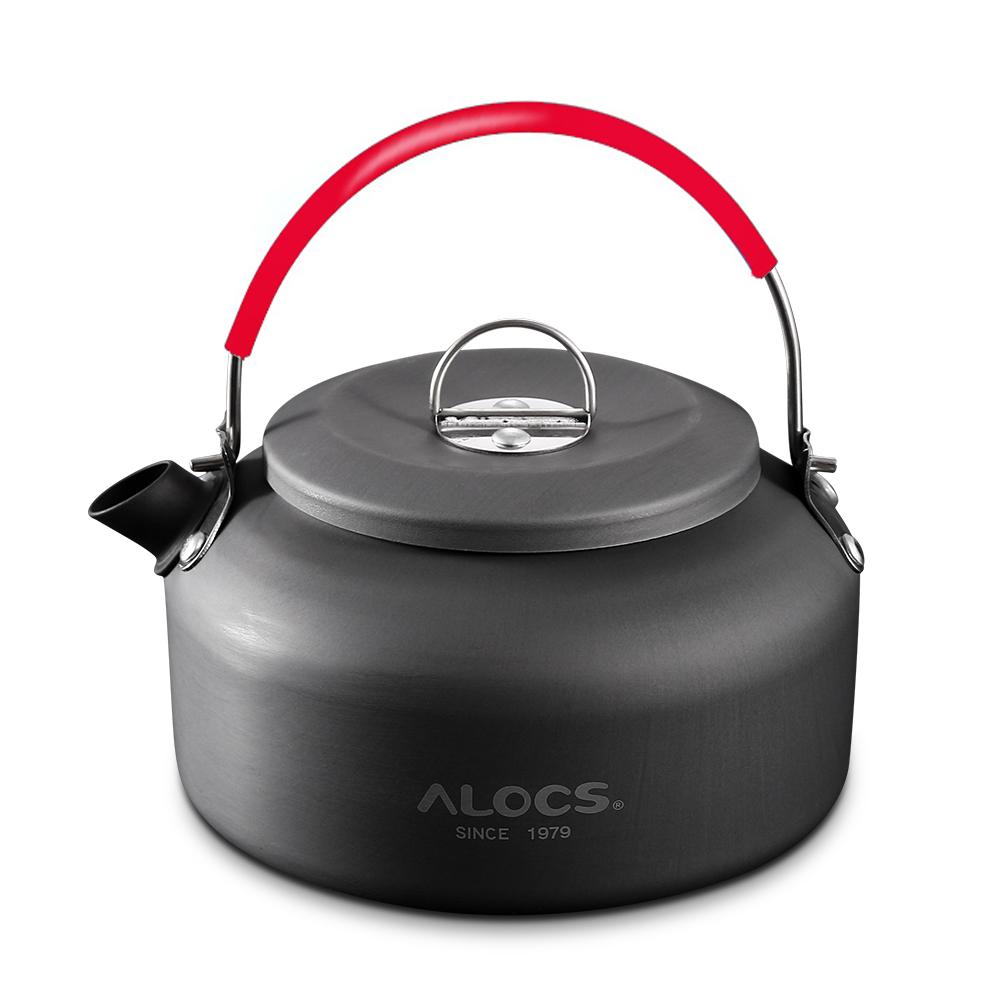 Ấm đun nước ngoài trời Alocs CW-K03 Cắm trại dã ngoại Ấm pha trà 1.4L Nhôm