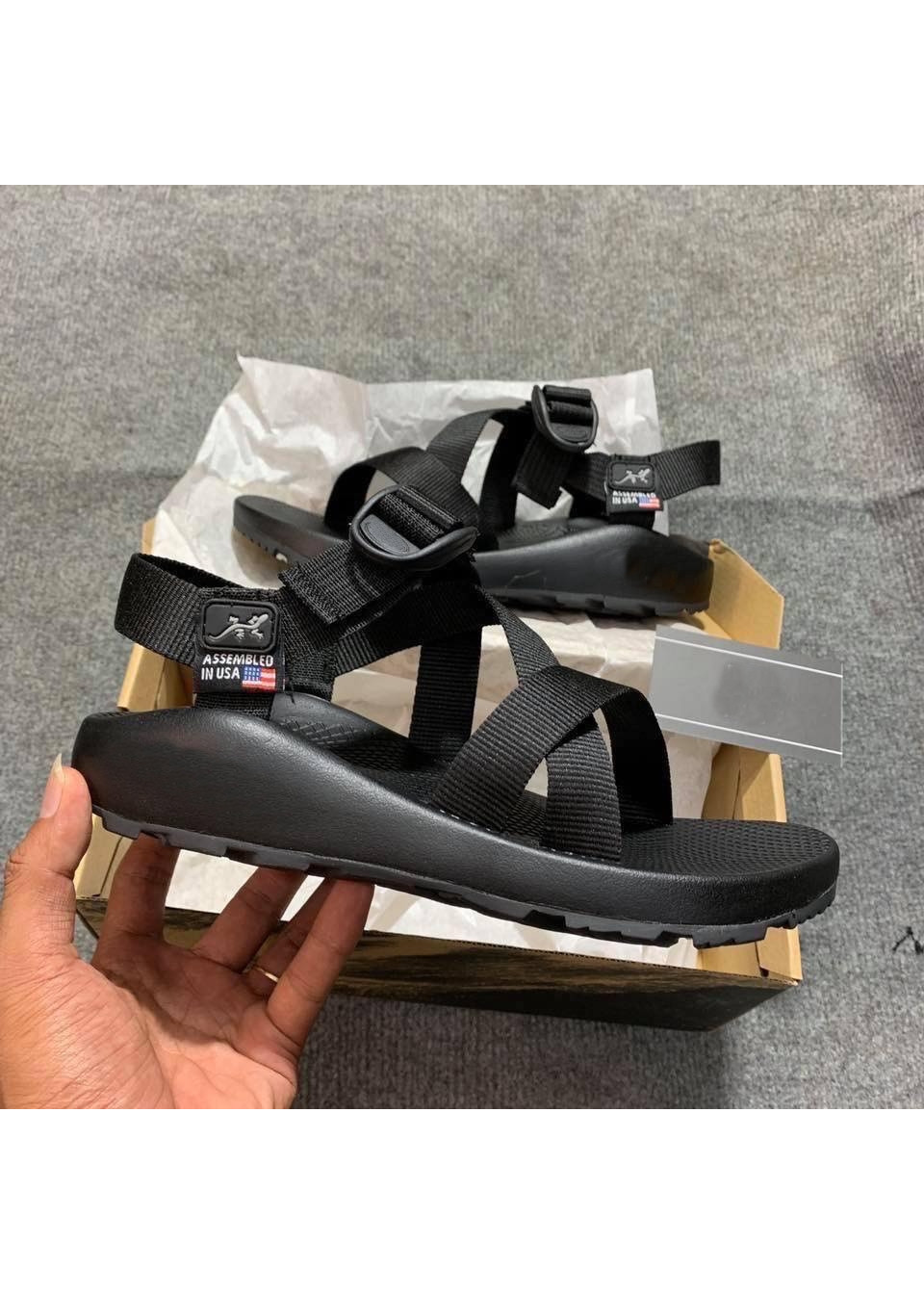 Giày Sandals Nam Quai Dù Kiểu Dáng Hàn Quốc Mã D158