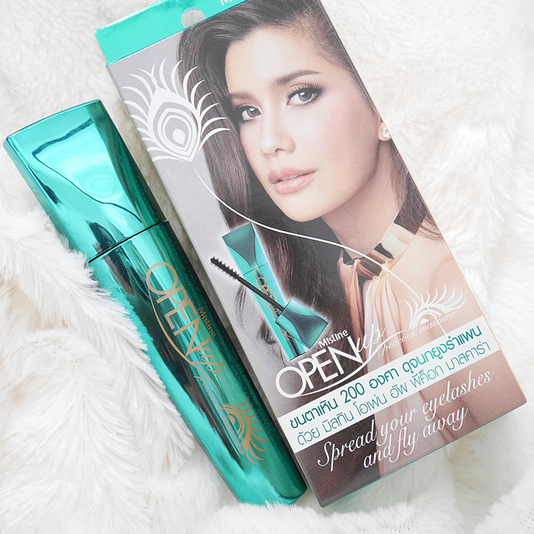 Chuốt mi dạng gel Mistine Openup Peacock Mascara Thái Lan 7g tặng móc khóa