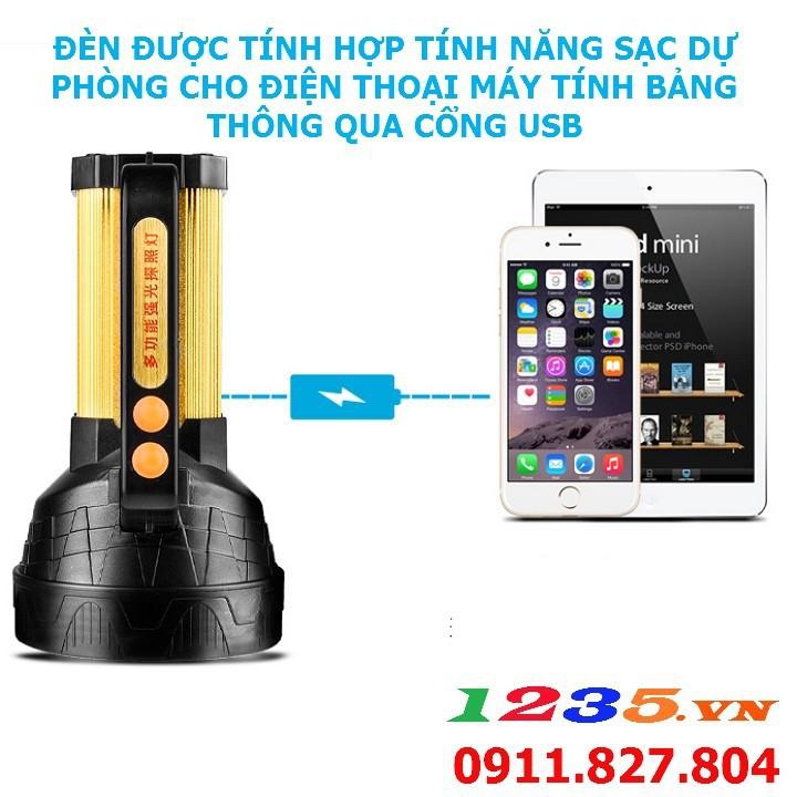 ĐÈN PIN SIÊU SÁNG LED SẠC ĐIỆN CHỐNG NƯỚC ĐA NĂNG FX Z11