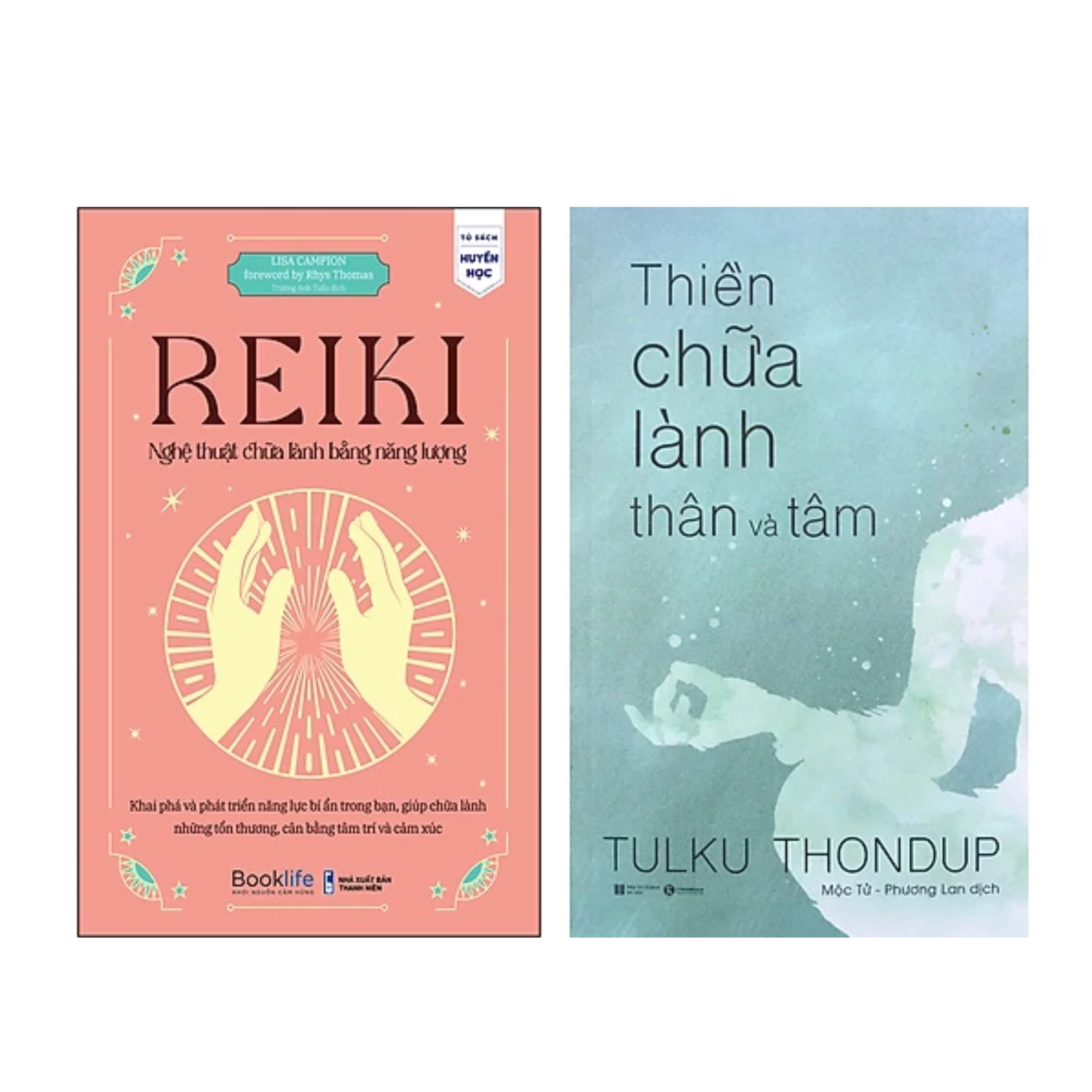 Combo 2Q Sách Chữa Lành : Reiki - Nghệ Thuật Chữa Lành Bằng Năng Lượng + Thiền Chữa Lành Thân Và Tâm