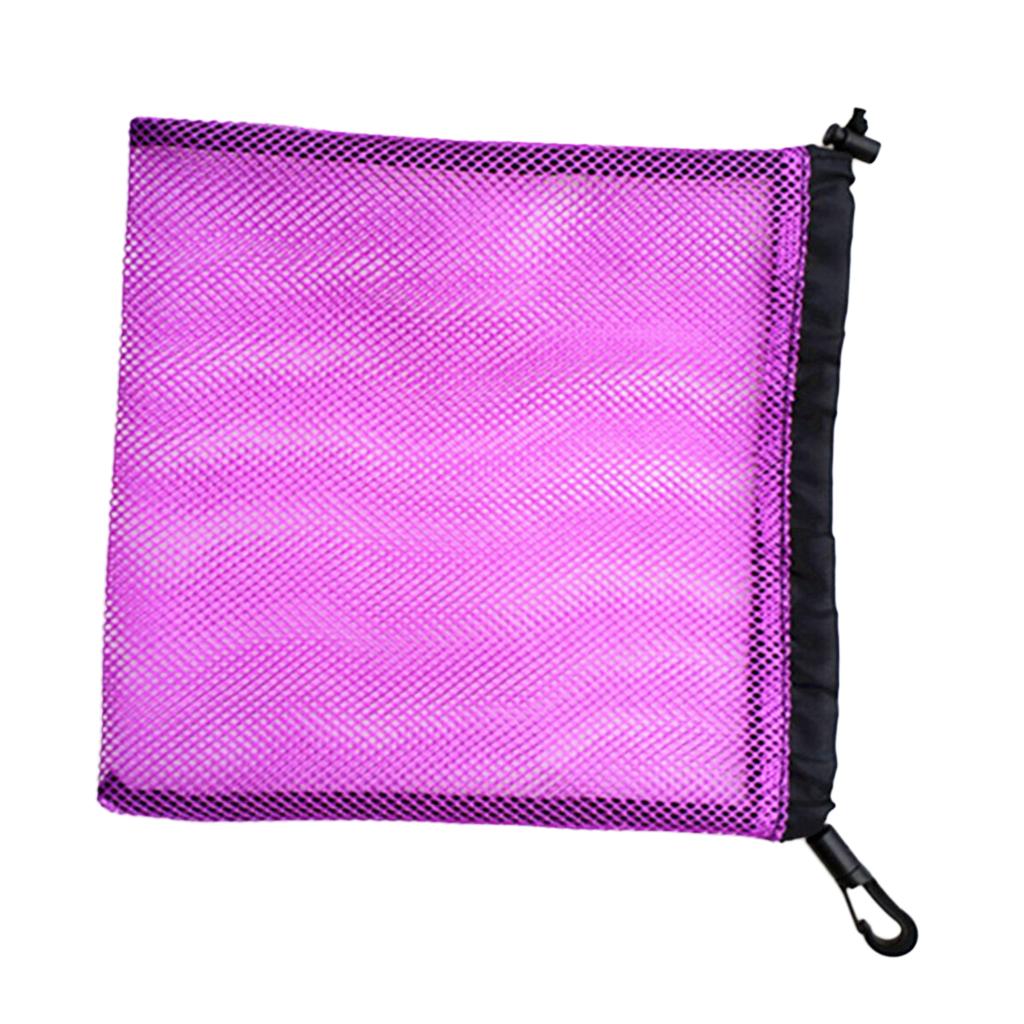 3Pcs Durable Mesh Nets Bag Pouch Golf Tennis Ball Carrying Holder Storage
