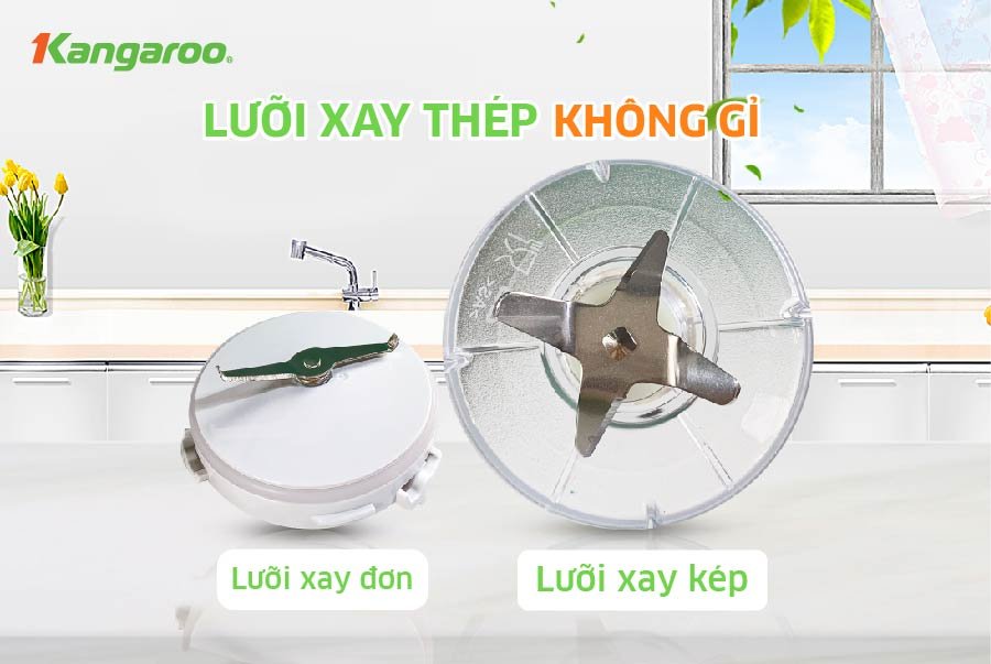 Máy xay sinh tố đa năng Kangaroo KG2B6 - hàng chính hãng