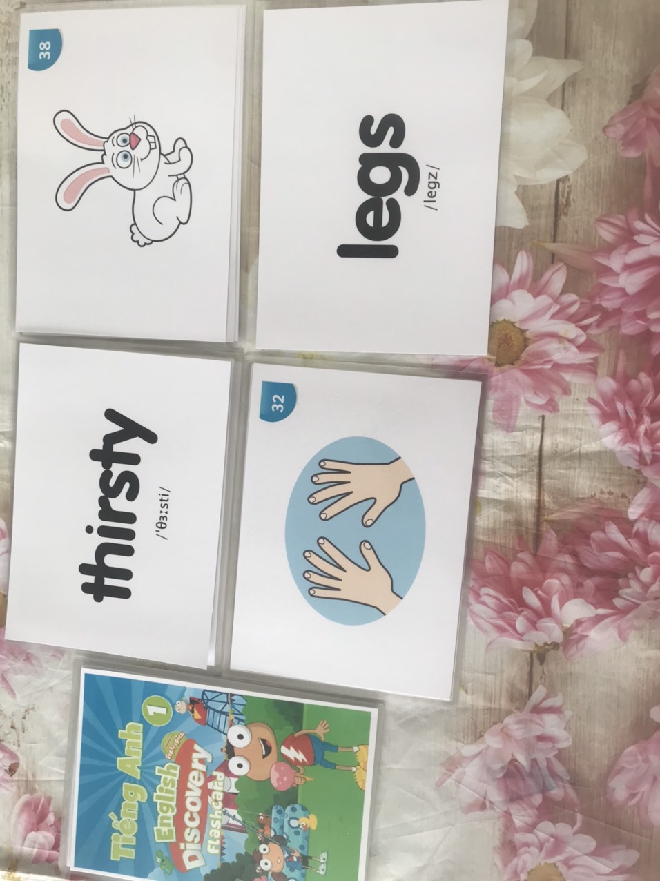 FLASHCARDS TIẾNG ANH LỚP 1 ENGLISH DISCOVERY-62 thẻ