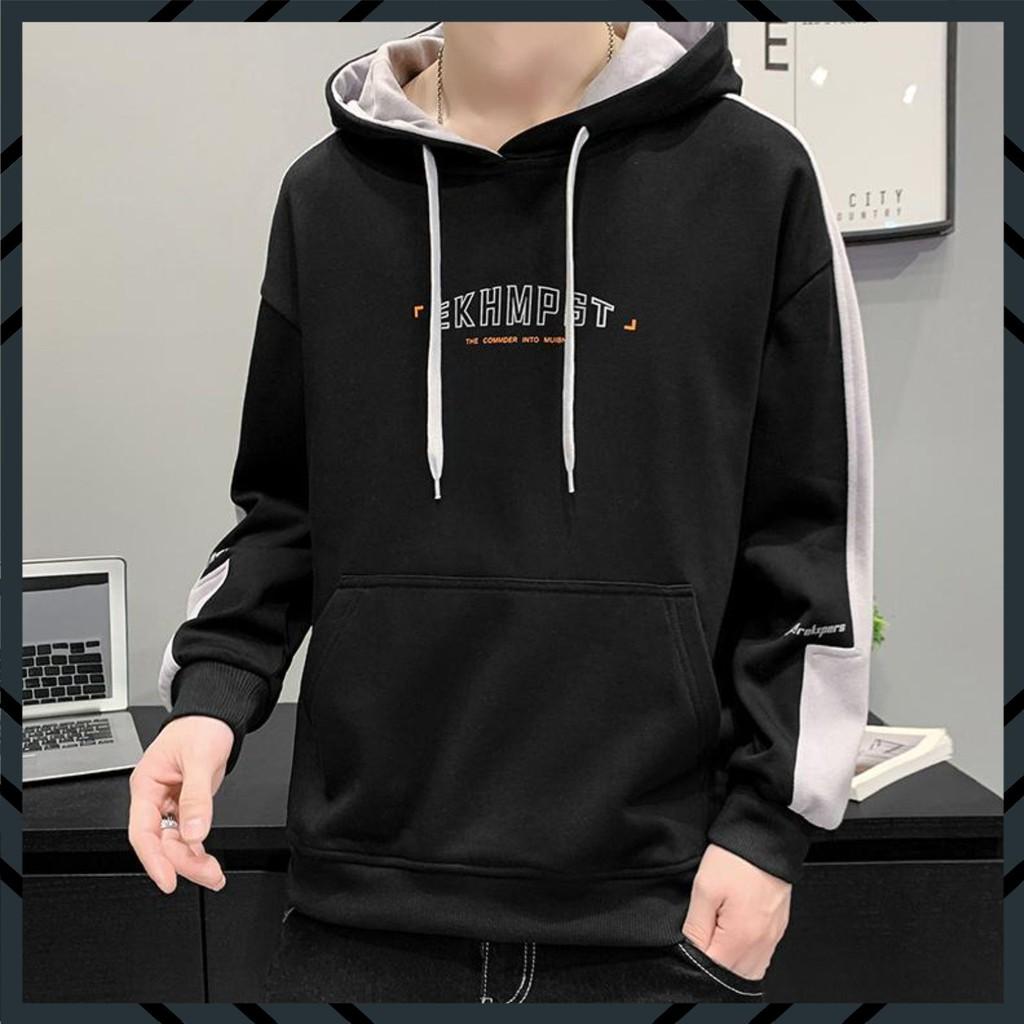 Áo HOODIE NAM NỬ CHẤT VẢI Nỉ Nam Thu Đông 1 SIZE DƯỚI 65KG Mặc Vừa ( EKHMPST