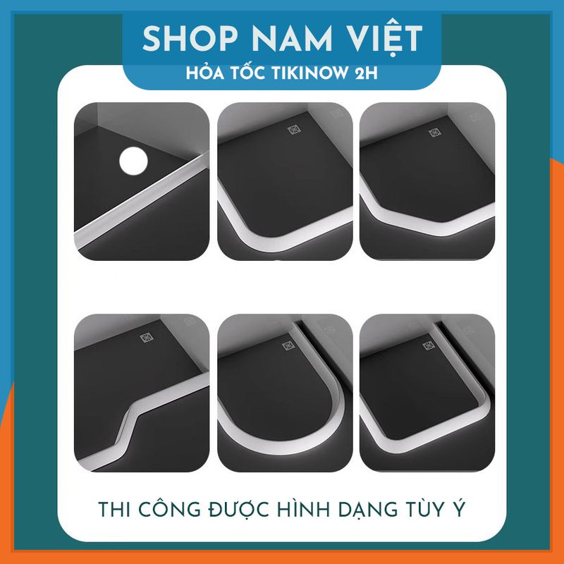 Thanh Dán Silicon Chặn Nước Tràn Cho Phòng Tắm, Nhà Vệ Sinh