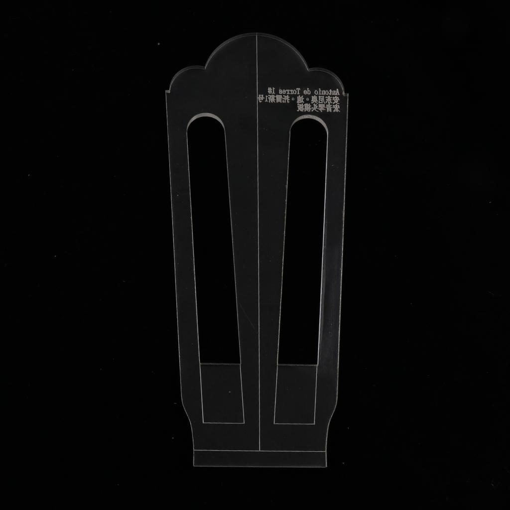 Guitar Headstock Acrylic Template for Classical Guitar DIY Tool 175x65x4mm