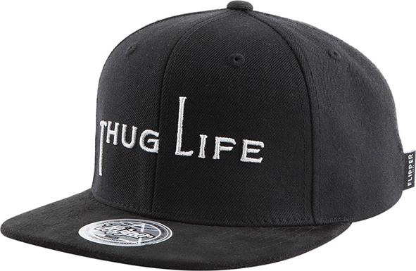 PREMI3R Nón Snapback THUG Simple Snapback Black Premi3r FL428 - Đen mũ lưỡi trai phong cách hàn quốc nón thương hiệu chính hãng