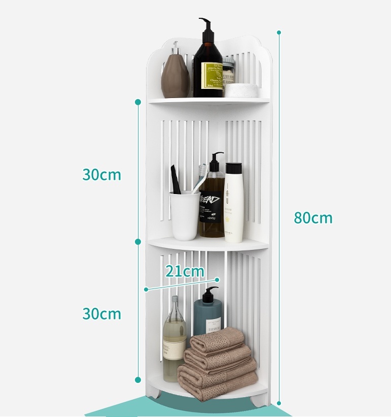 Kệ góc nhà tắm kệ góc gỗ nhựa