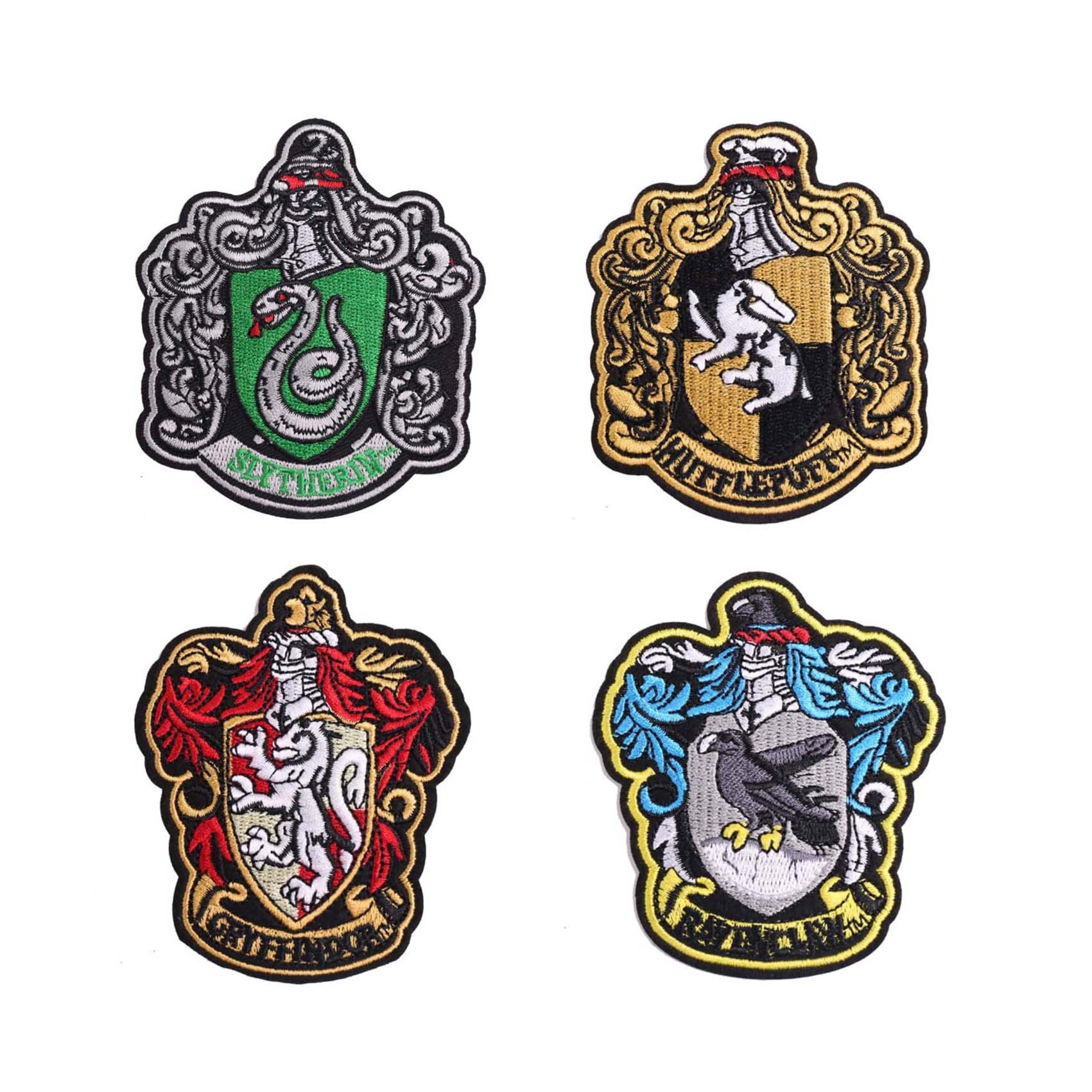 Bộ 4 sticker ủi áo huy hiệu Harry Potter