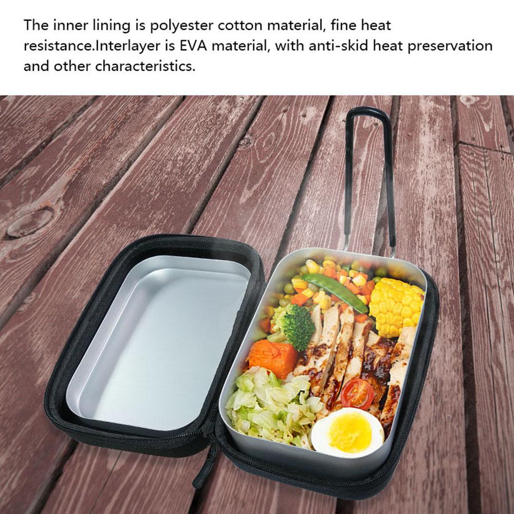 Túi giữ nhiệt đa năng khung cứng bằng vải oxford và polyester, phù hợp đựng cơm trưa văn phòng