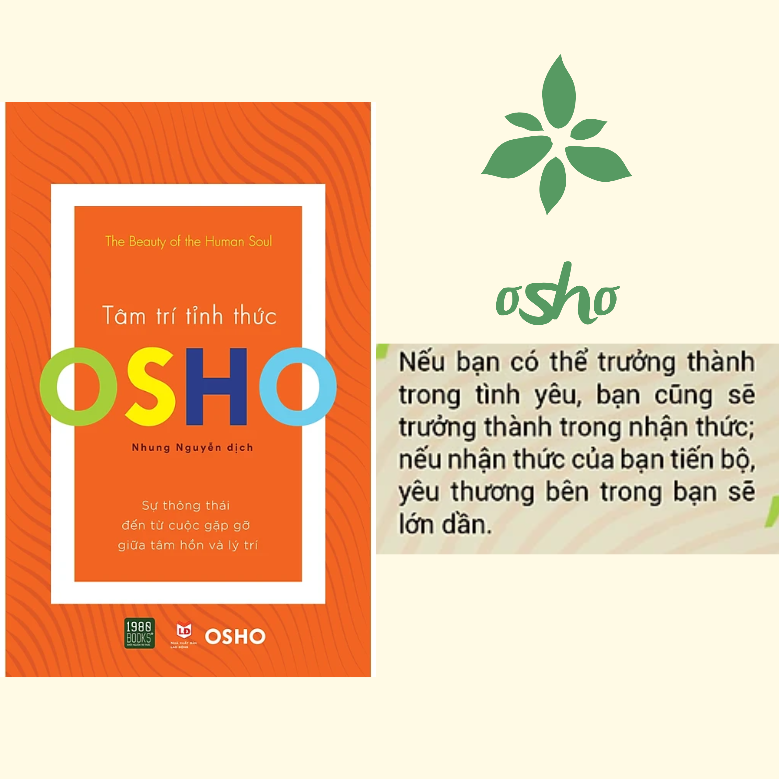 Cuốn Sách Tâm Linh Triết Lí Của Osho : Osho - Tâm Trí Tỉnh Thức