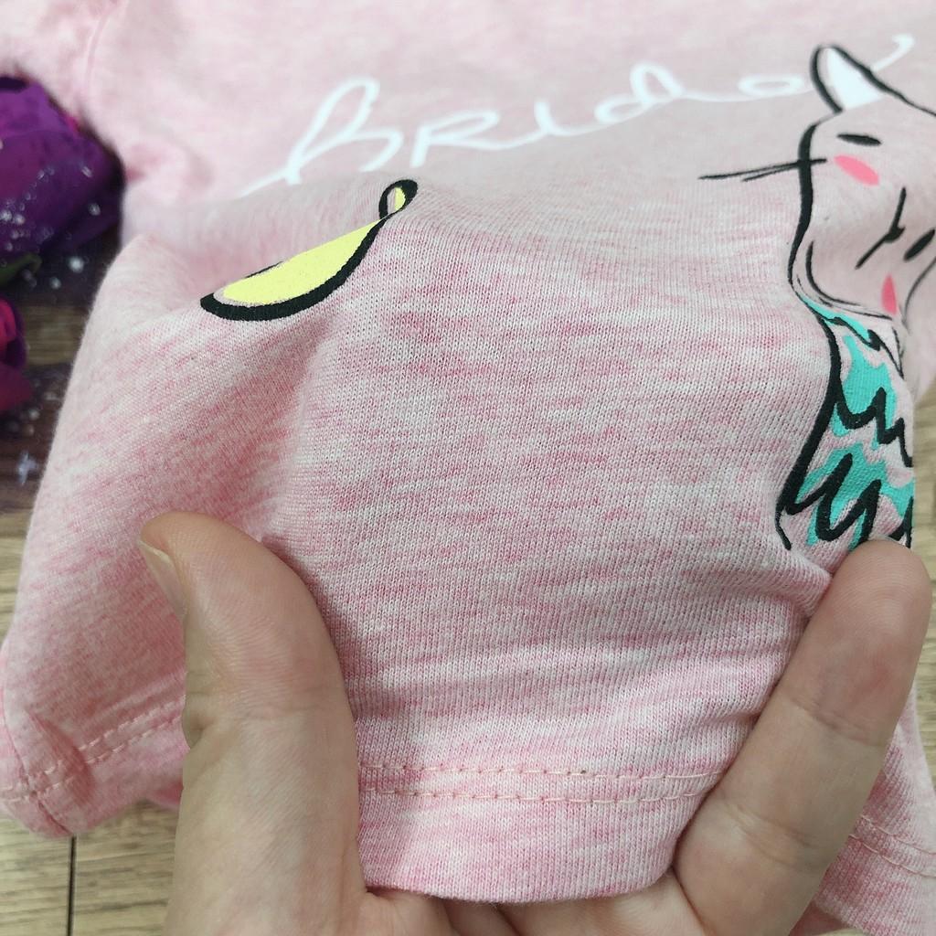 Áo tay bèo cho bé gái, áo tai thỏ cho bé gái,áo phông cho bé gái chất cotton giãn 4 chiều CiZi.shop