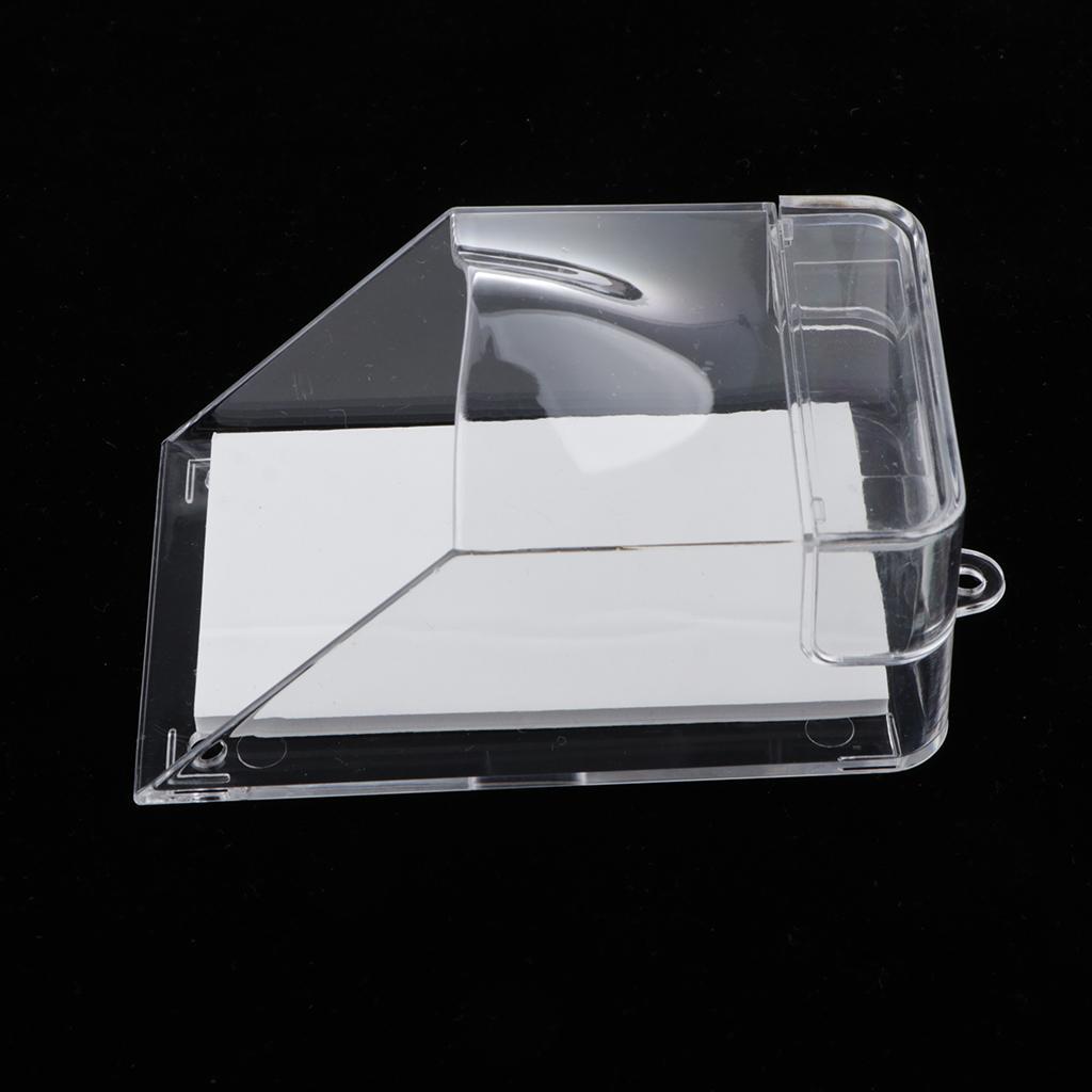 2x Plastic Doorbell Cover Waterproof Cover for Door Bell Button Protector