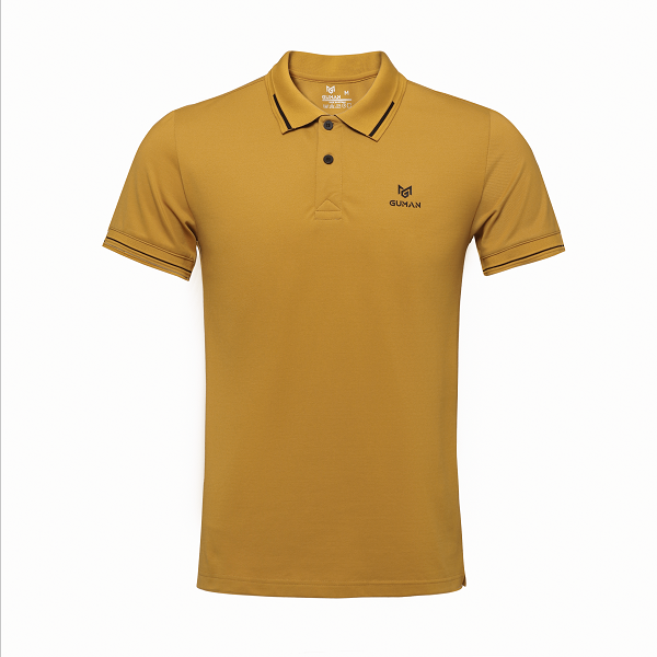 Áo Thun Polo Casual GUMAN Orange Yellow GOY116