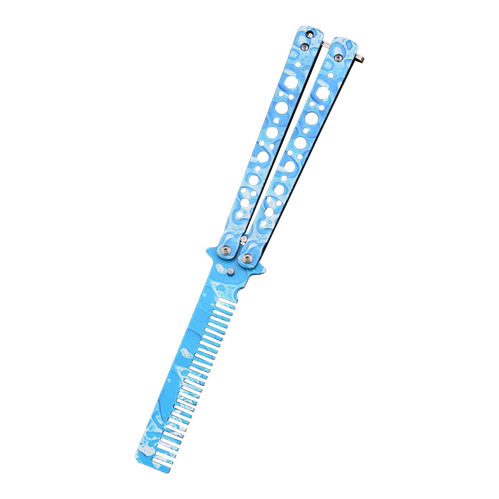 Practice Butterfly Comb 22cm Foldable Comb for Outdoor, Camping, Travelling,