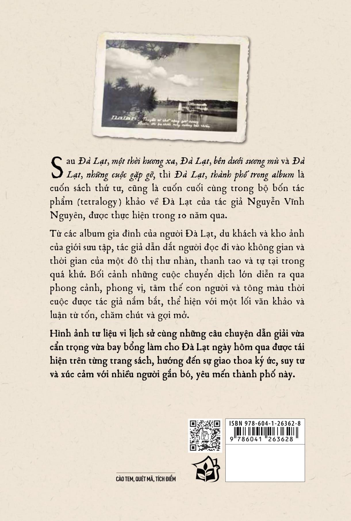 Sách - Đà Lạt, Thành Phố Trong Album