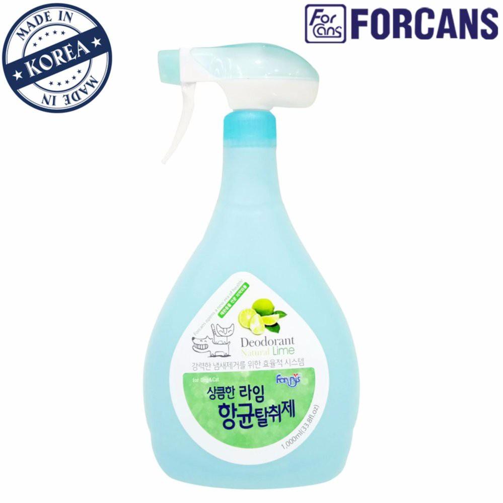 FORCANS Xịt khử mùi kháng khuẩn FORBIS 1000ML - chính hãng Hàn Quốc