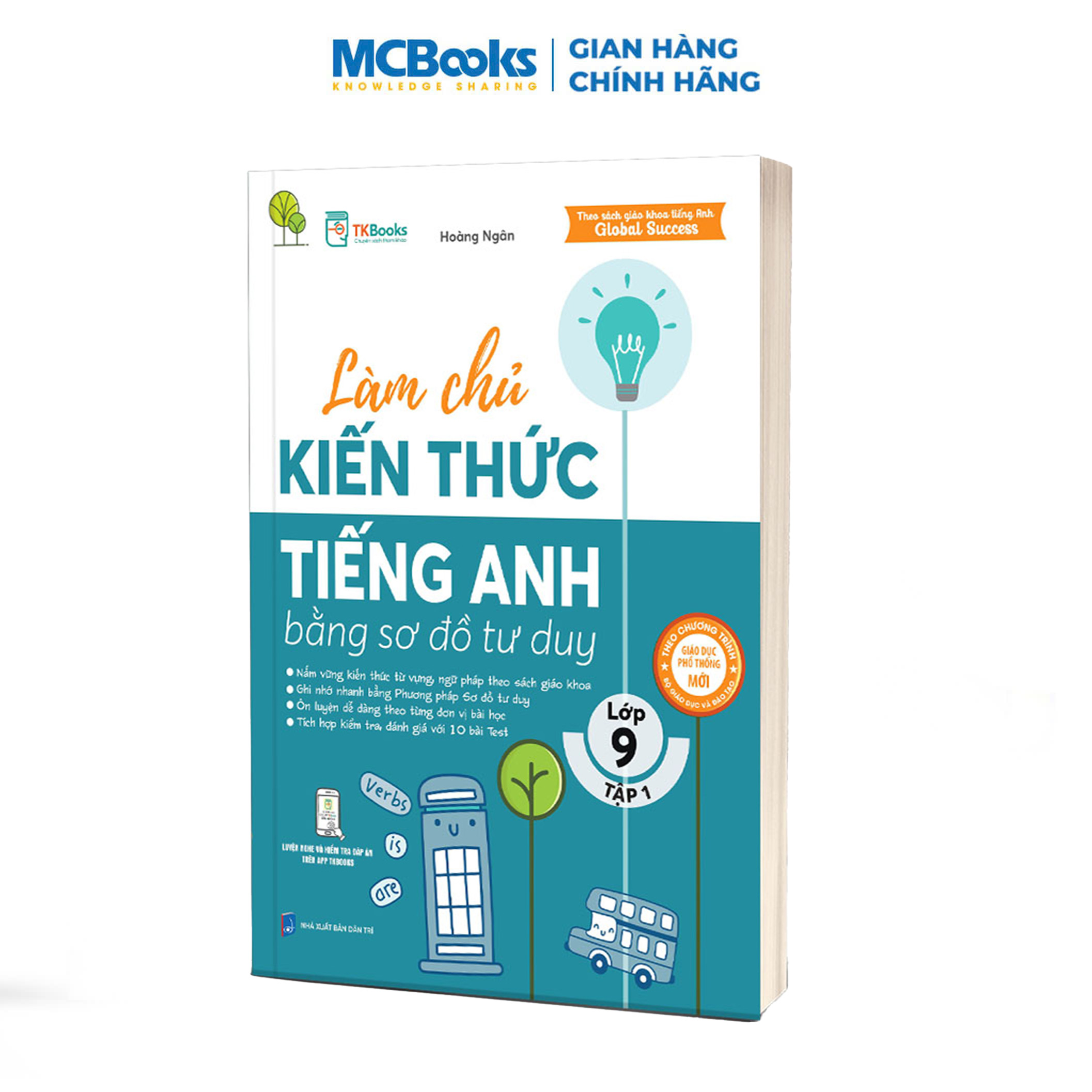 Sách - Làm Chủ Kiến Thức Tiếng Anh Bằng Sơ Đồ Tư Duy – Lớp 9 Tập 1
