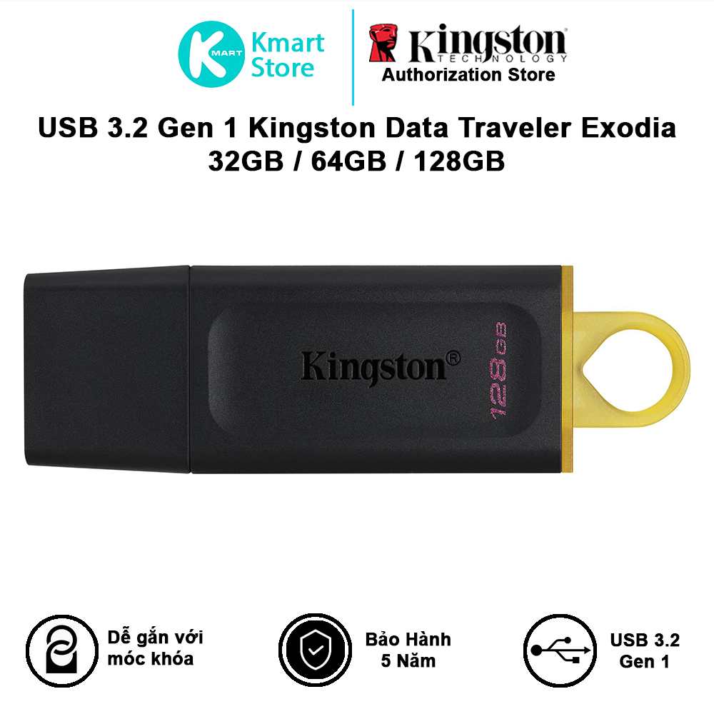 USB 128GB Kingston DTX- Hàng chính hãng