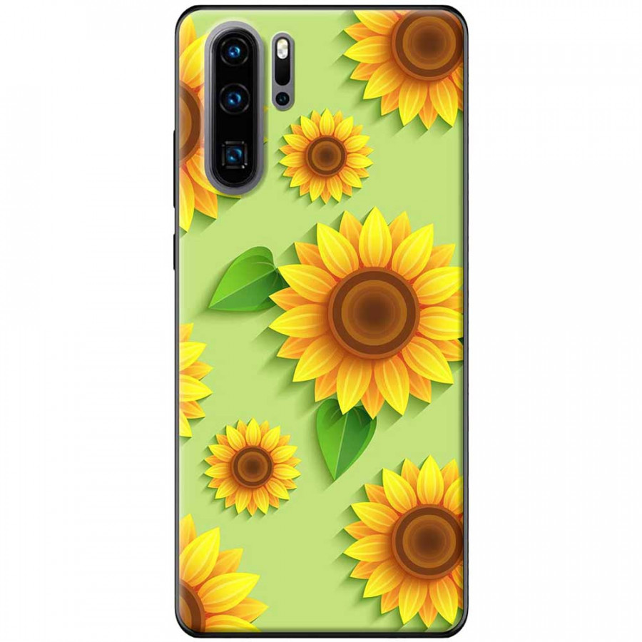 Ốp lưng  dành cho Huawei P30 Pro mẫu Hoa hướng dương