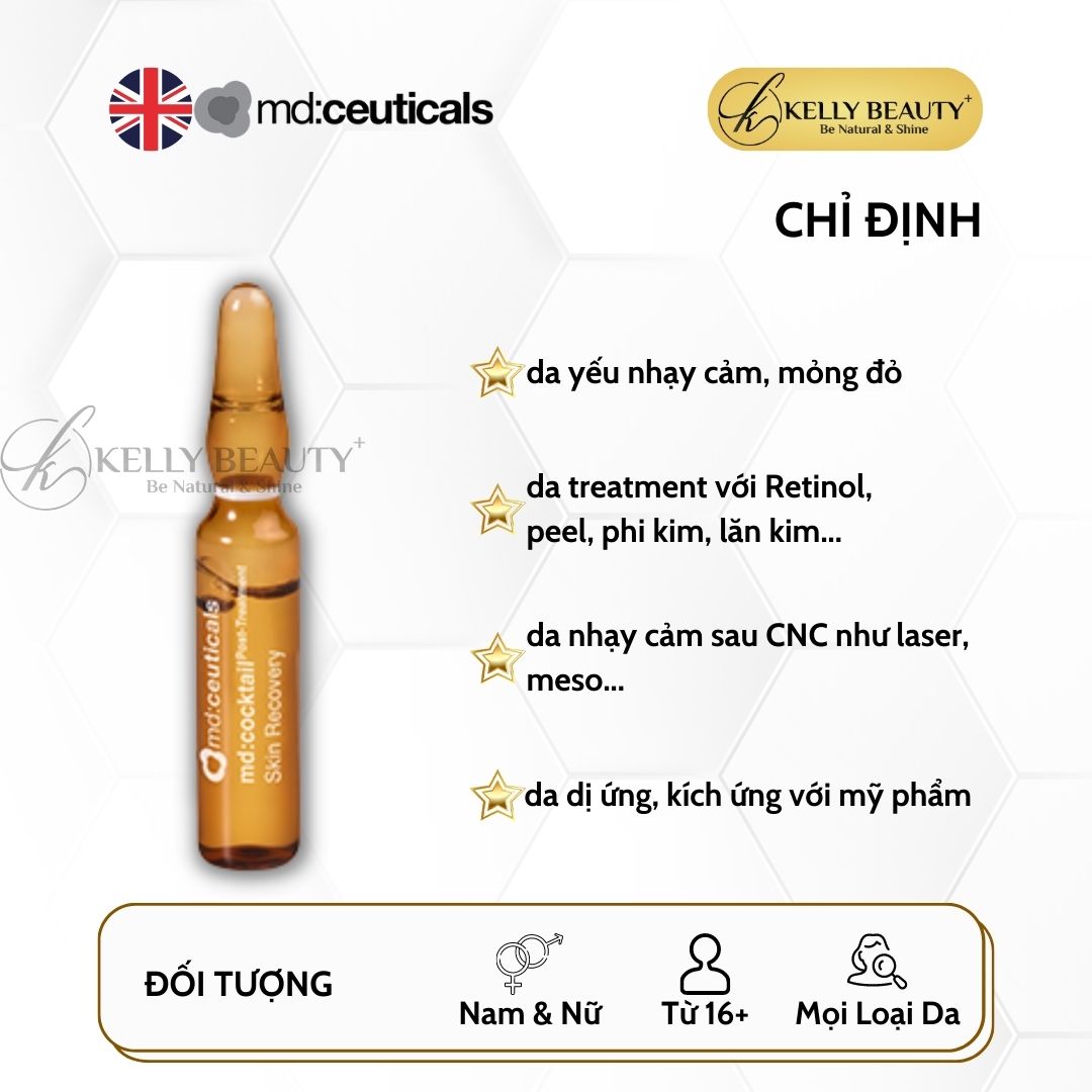 Tinh Chất Phục Hồi Da MD:Cocktail Skin Recovery - MD:Ceuticals | Kelly Beauty