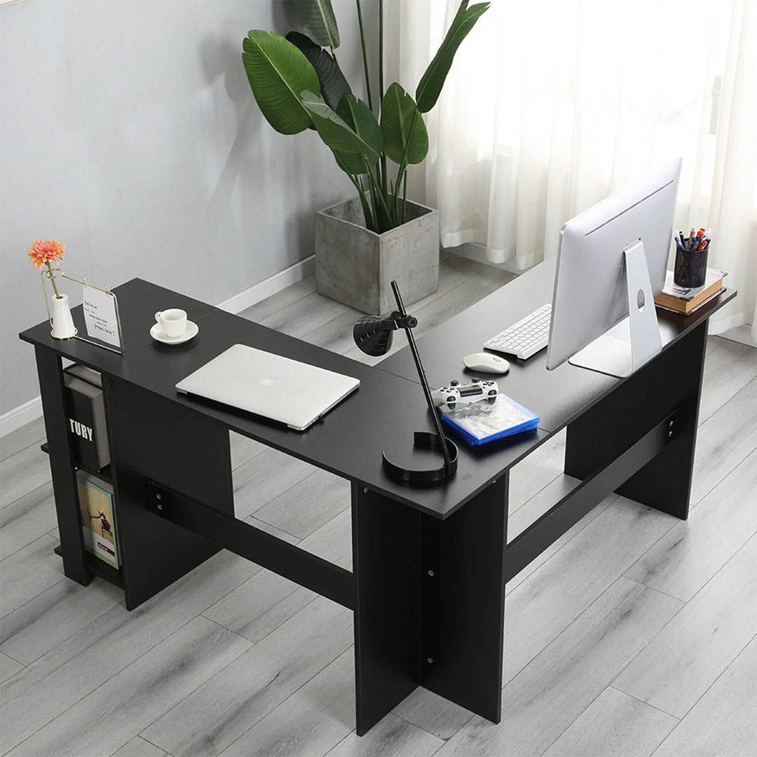 Bàn làm việc chữ L độc đáo SMLIFE Darvell