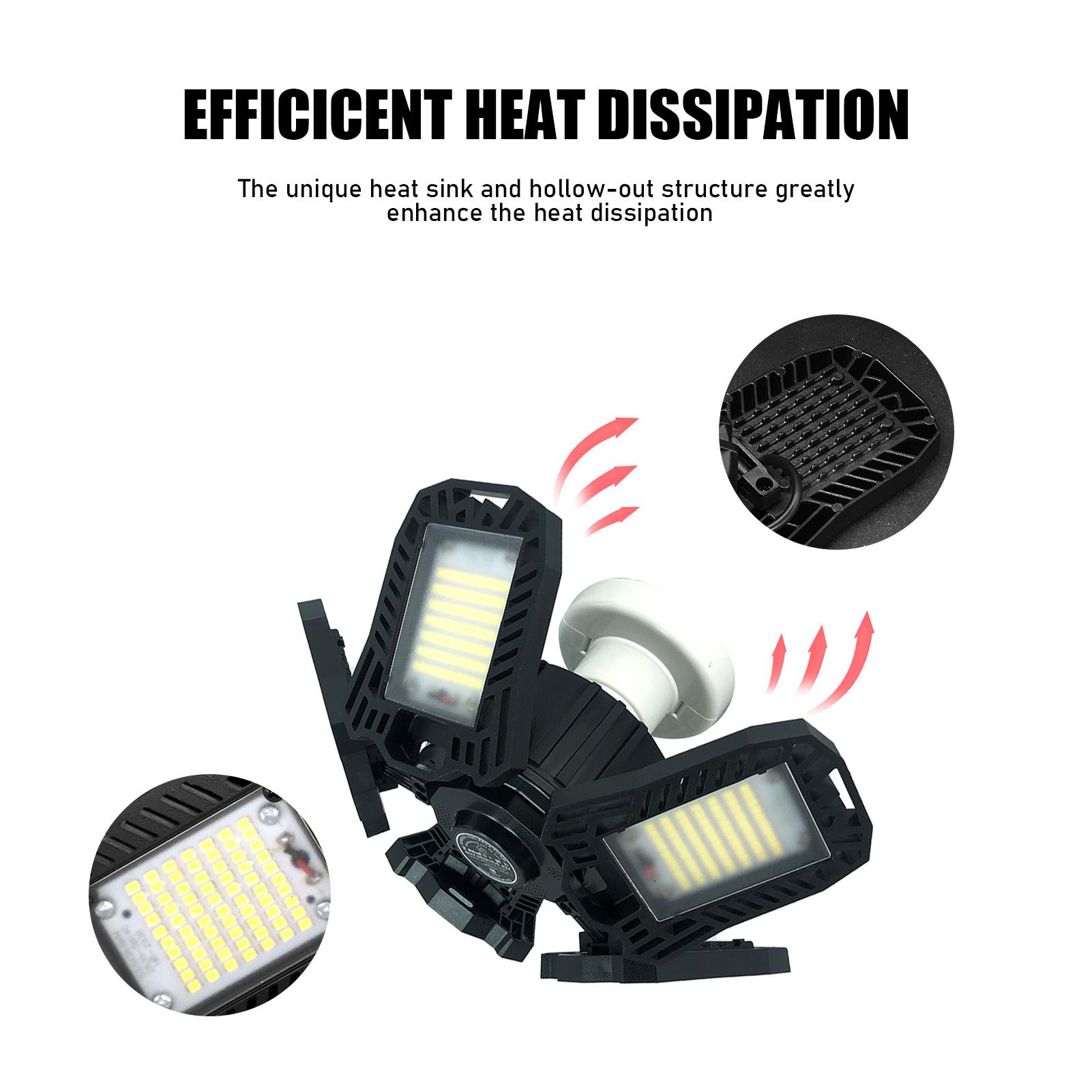 Bóng đèn trần nhà có bảng điều chỉnh cho nhà kho xưởng 80W