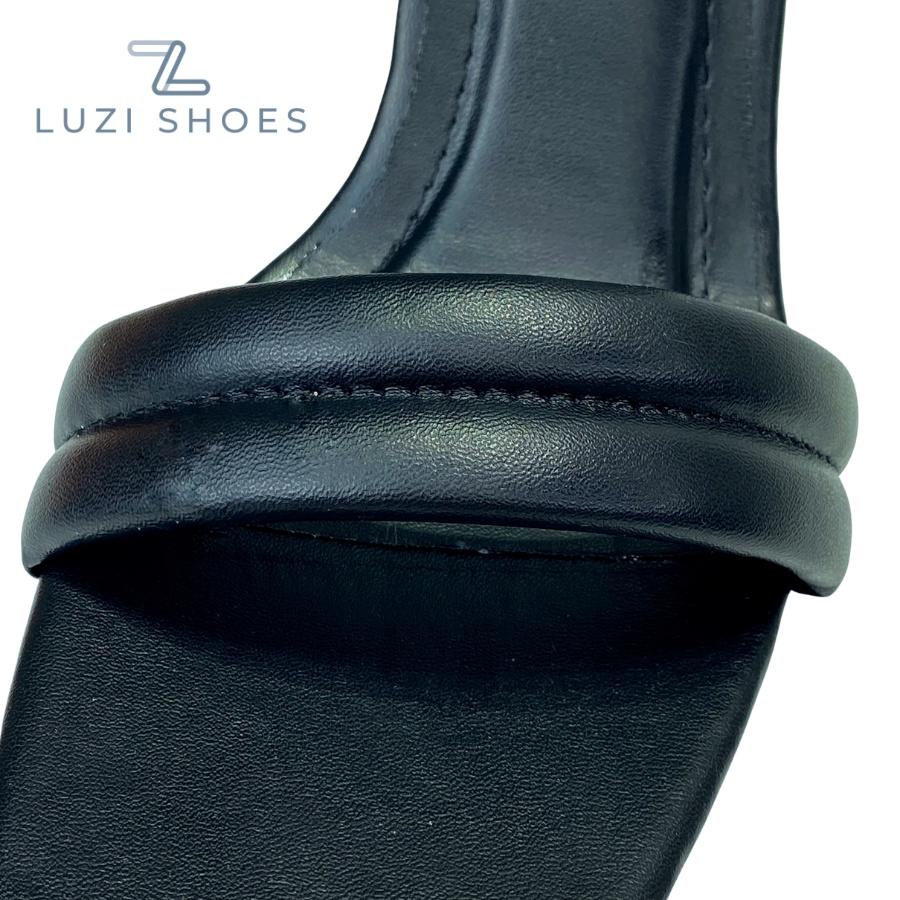 Giày cao gót nữ đế vuông 9cm, giày sandal quai ngang bản may giữa siêu hot 2022
