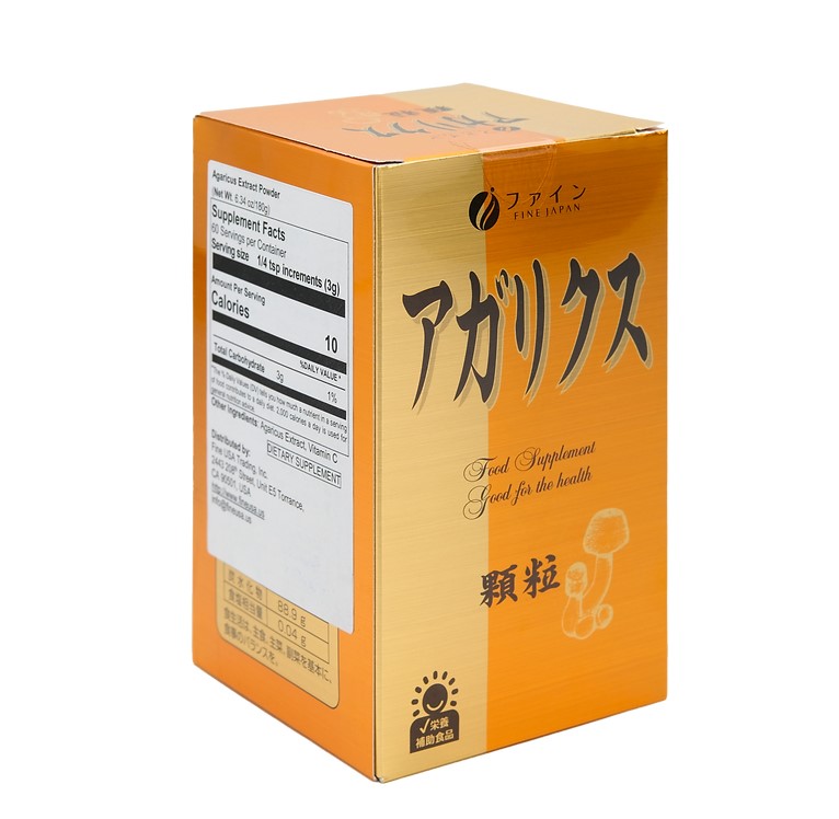 Bột uống nấm Thái Dương Agaricus Fine Japan - Nhật Bản