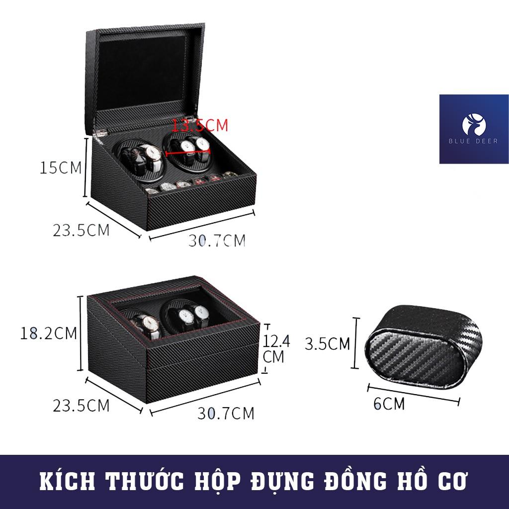 HỘP ĐỰNG ĐỒNG HỒ CƠ - 4 XOAY 6 TĨNH