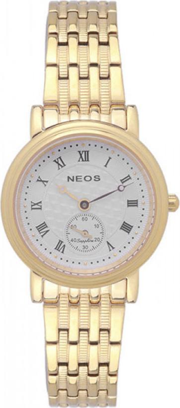 Đồng hồ NEOS N-30851L nữ dây thép vàng