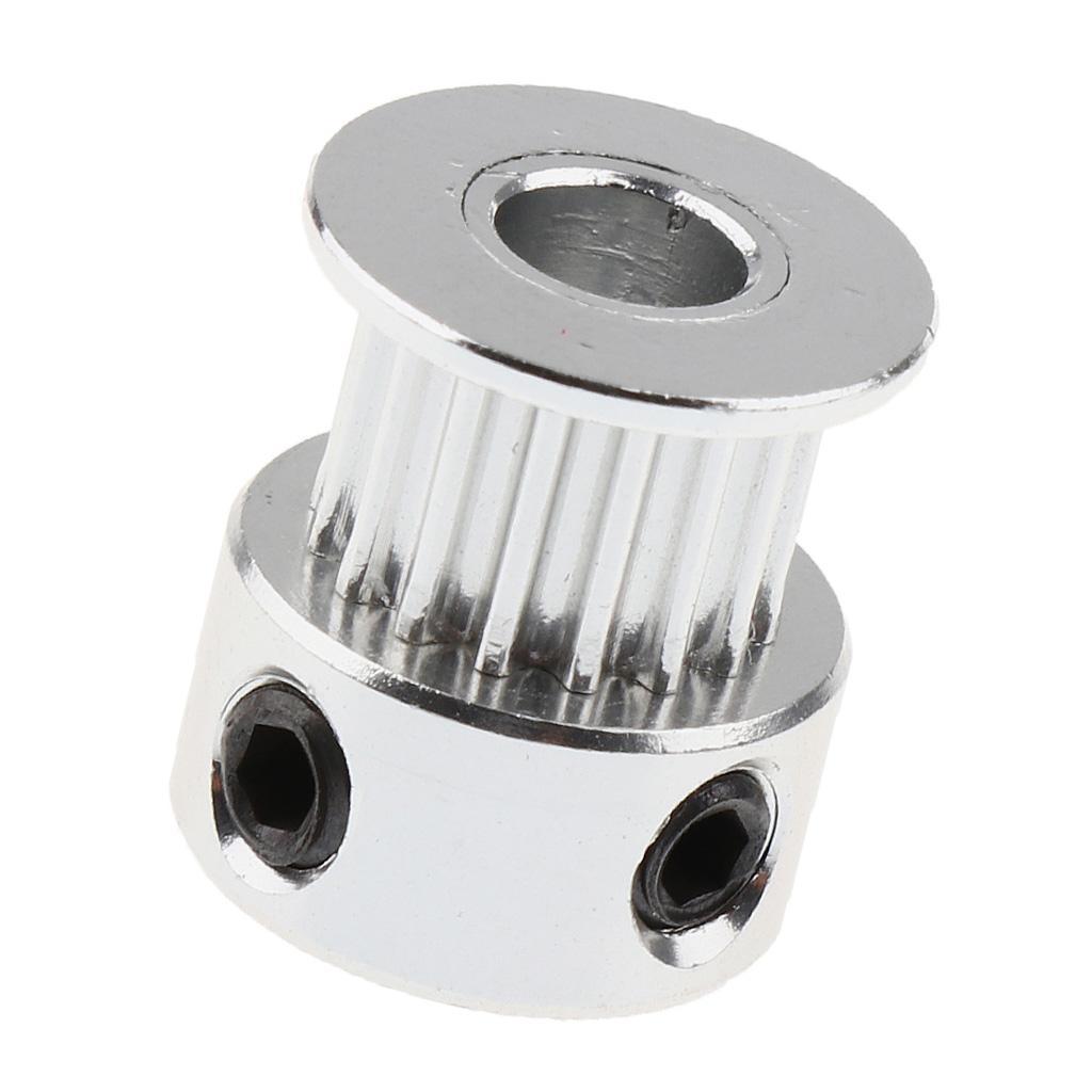 Set of 4 Mini Aluminum 16  Timing Belt Pulley Gear Sprocket Wheel 5mm Bore