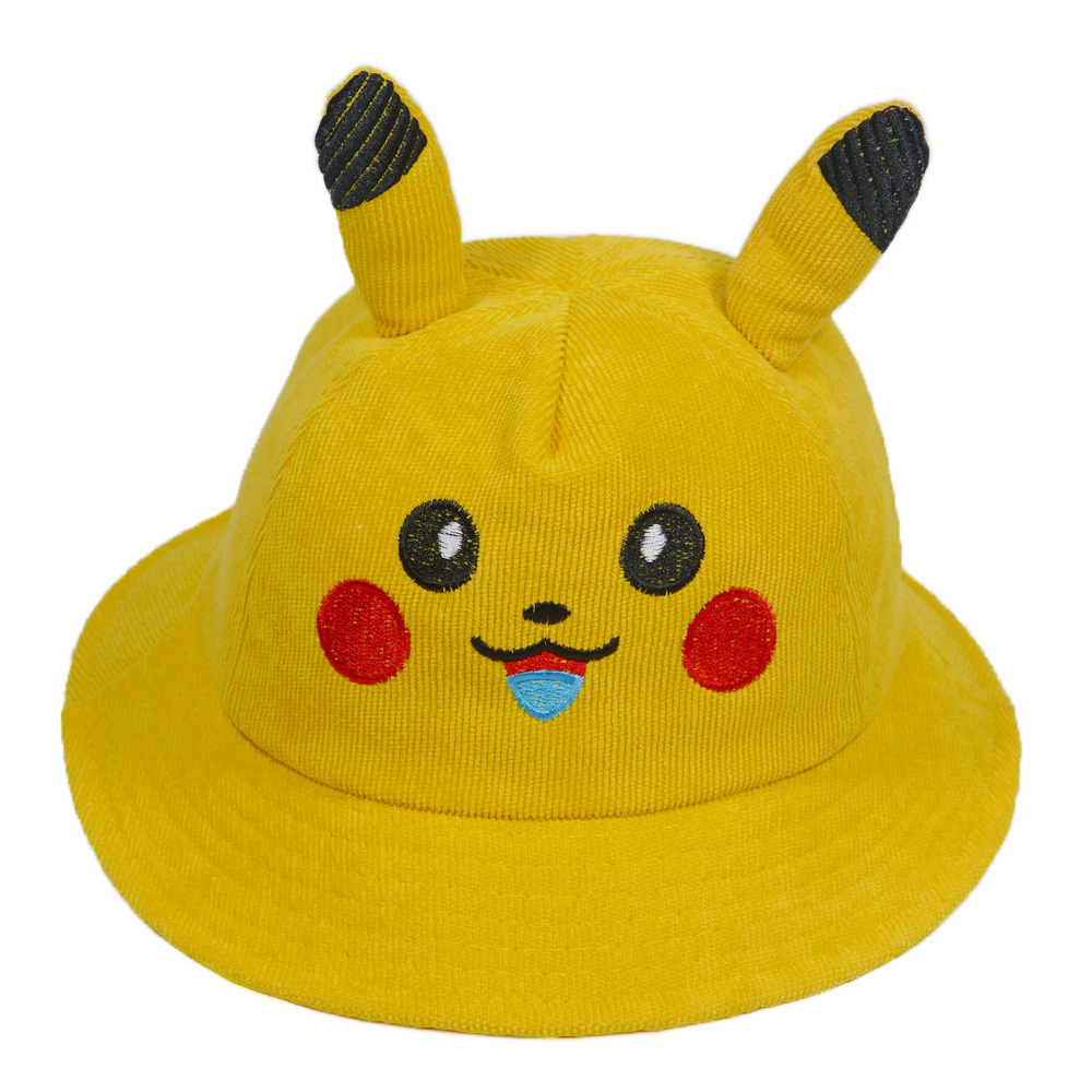 Nón rộng vành Pikachu cho bé yêu, thiết kế kiểu dáng siêu dễ thương, chất liệu vải nhung mềm mại - Hạnh Dương