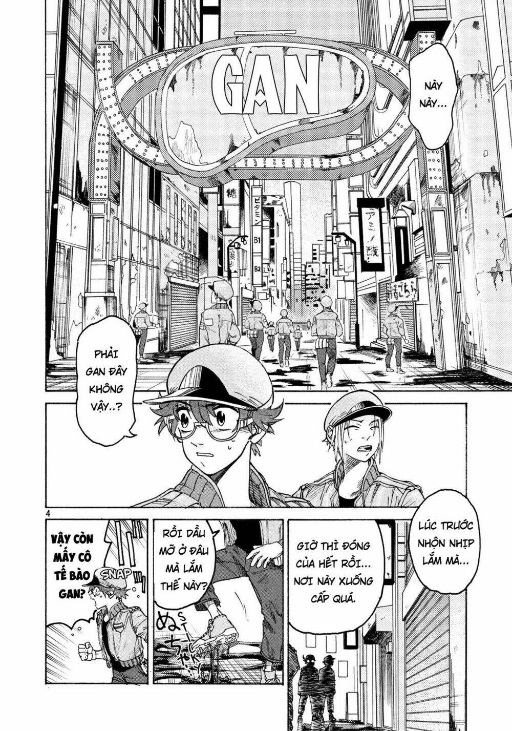 biệt đội tế bào black - hataraku saibou black chapter 6 4