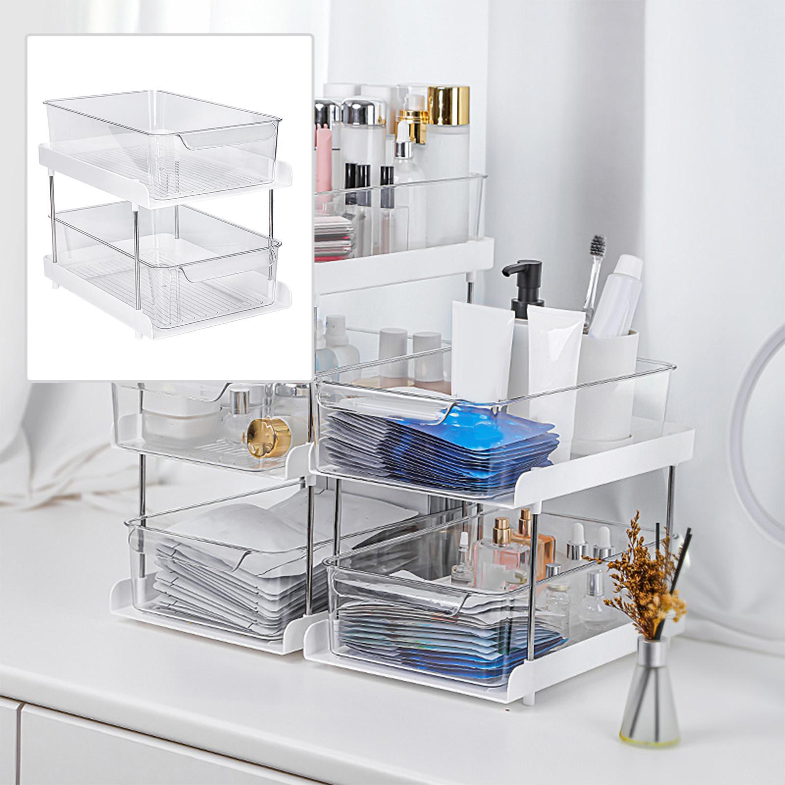 Multifunctional Kitchen Storage Rack Clear Spice Rack for Student Dormitory