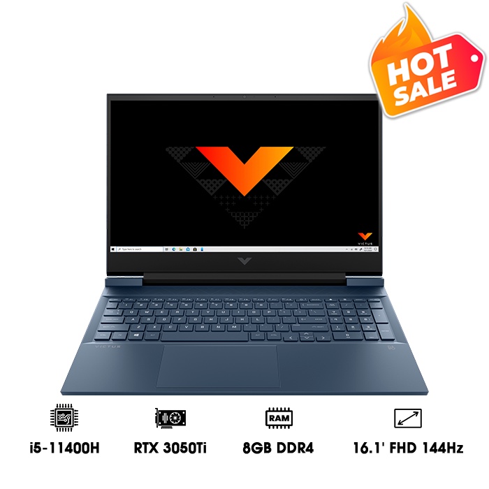 Laptop HP Victus 16-d0293TX 5Z9R4PA (i5-11400H|512GB|3050Ti 4GB|16.1' FHD 144Hz) Hàng chính hãng