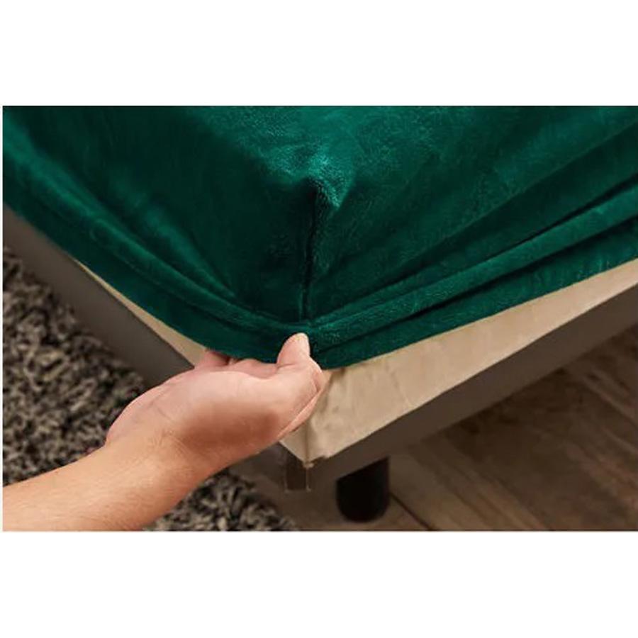 Dép Nỉ Mùa Đông Ấm Áp Thun Trang Bị Tấm Bảo Vệ Nệm Da Siêu Mềm Ấm Cúng Vua Kích Thước Giường Và Vỏ Gối
