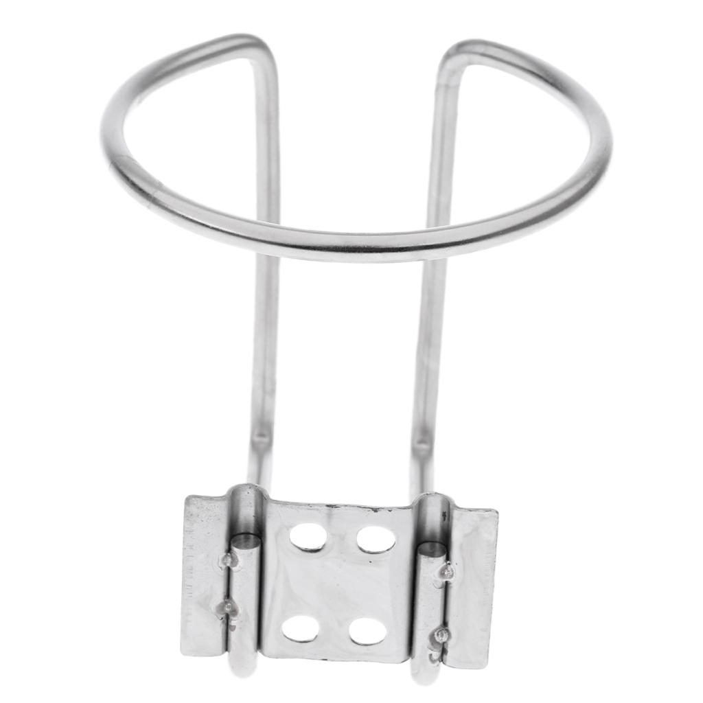 Silver Stainless Steel Boat Ring Cup Drink Holder for Marine Yacht Truck Car