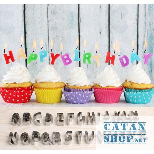 Set 26 Khuôn cắt bánh Cookie hình chữ, khuôn tạo hình bánh Cookie kiểu dáng đáng yêu, xinh xắn GD230-KhuonBanh-Chu