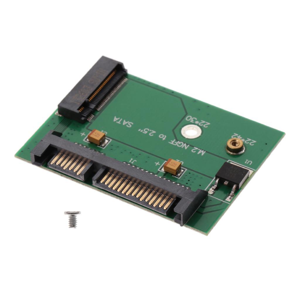 M.2 NGFF SSD to 2.5inch SATA Adapter Converter Card Support B-key