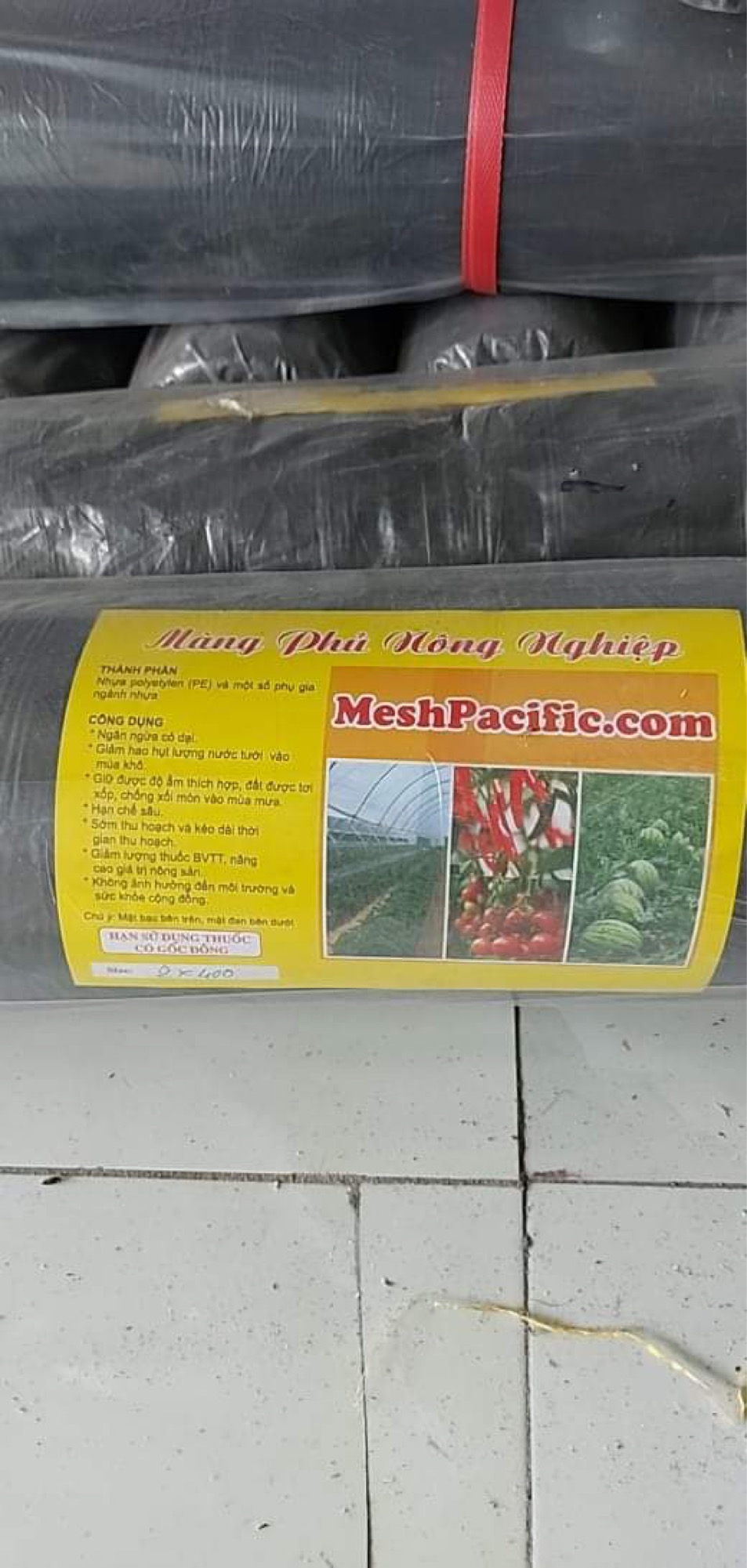 Màng phủ nông nghiệp khổ 90 cm dài 400mét 13mic