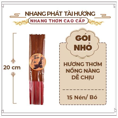 Nhang Thơm Cao Cấp Phát Tài Hương Thơm Nồng Dễ Chịu - 2 Tấc Bó Nhỏ 250 Nén