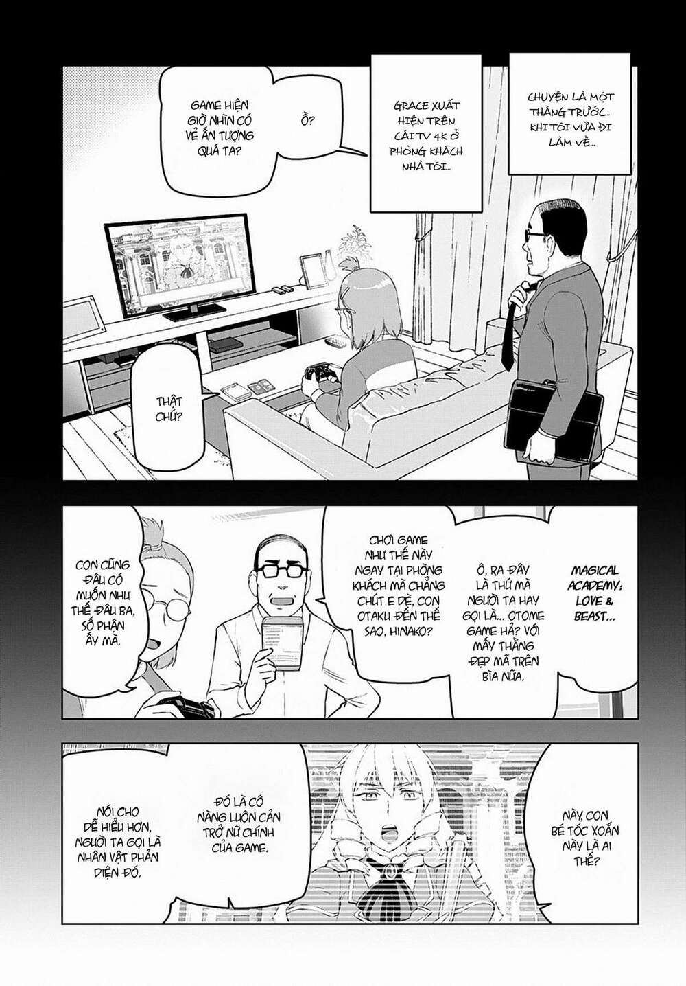 ông chú chuyển sinh - akuyaku reijou tensei oji-san chapter 1 12